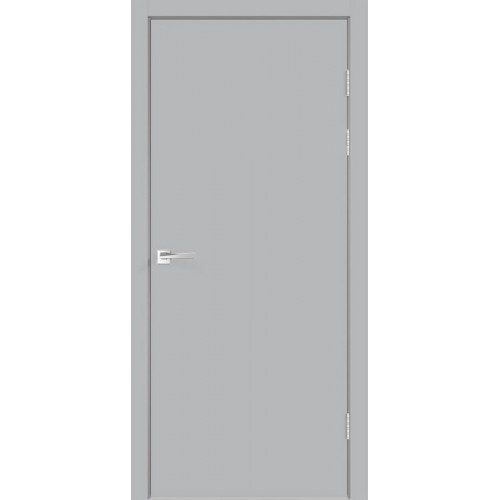 Дверь звукоизоляционная 36 dB EIS 30, ДГ с прямой четвертью, эмаль RAL 7047 Светло-серый