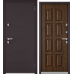 Входная дверь Мастино Термо 100 Шоколад - Грецкий орех с терморазрывом