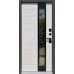 Входная дверь Люксор ТЕРМО 5 Бетон серый - белый софт с терморазрывом